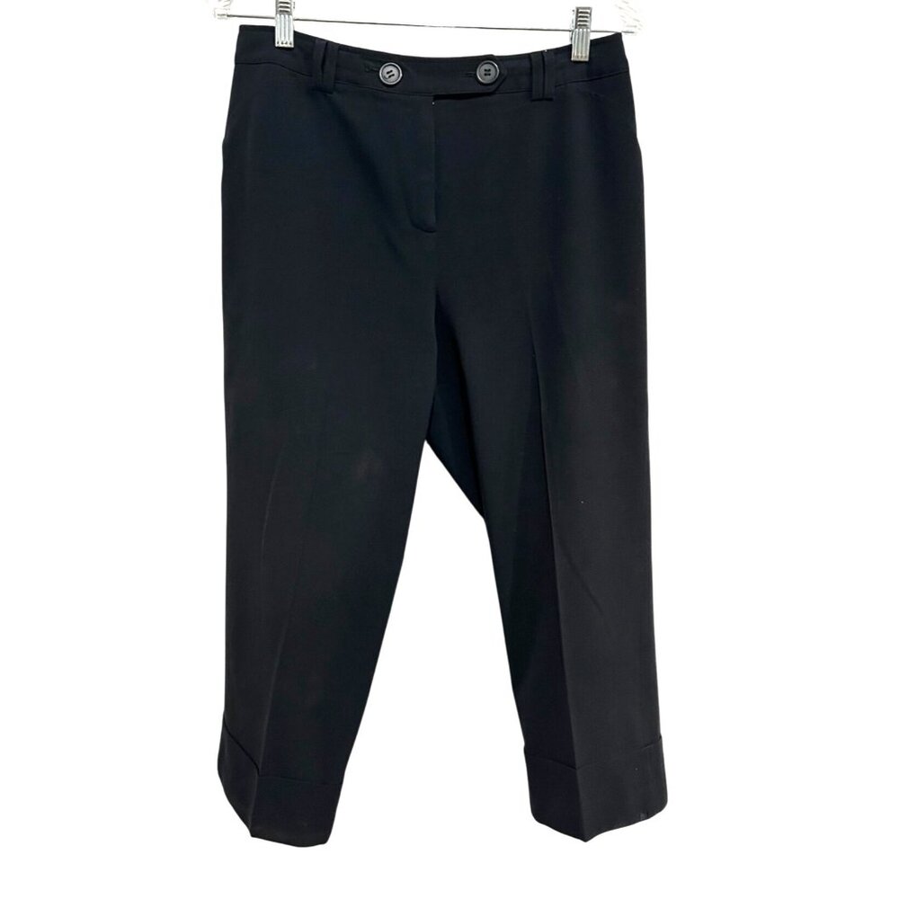 Dalia Collection Womens Black Dress Pants Size 8